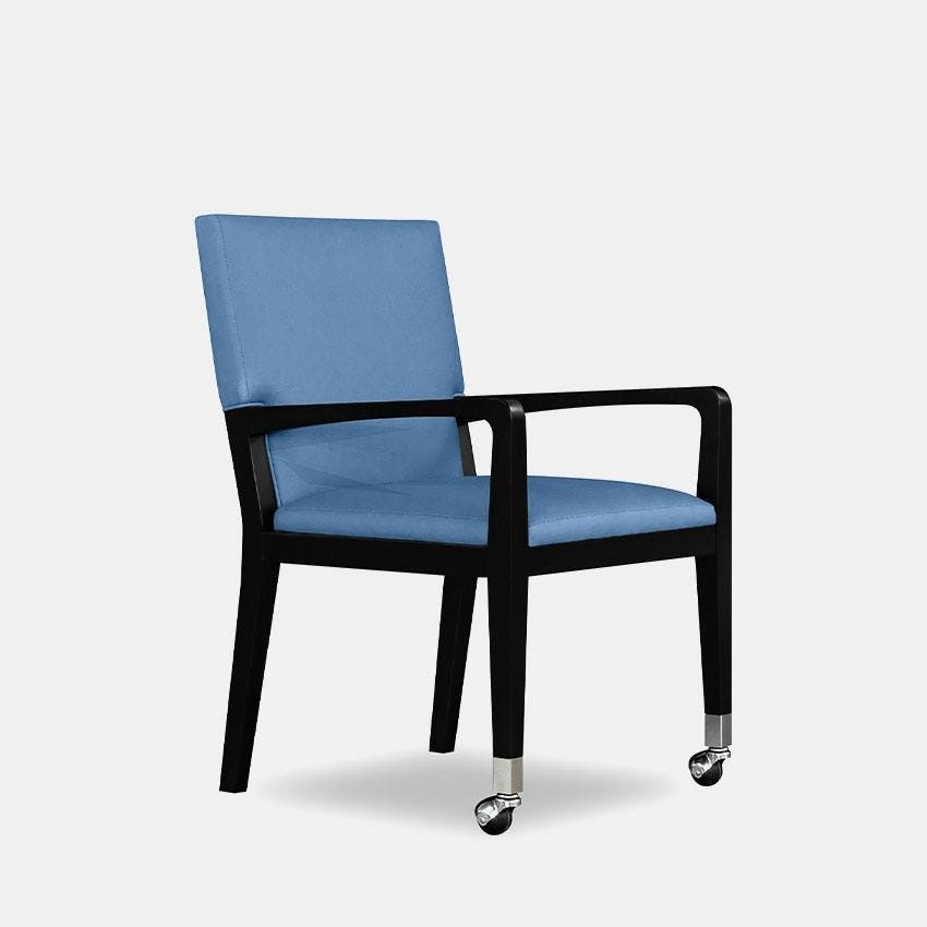 Senior Living Dining Chair with Casters